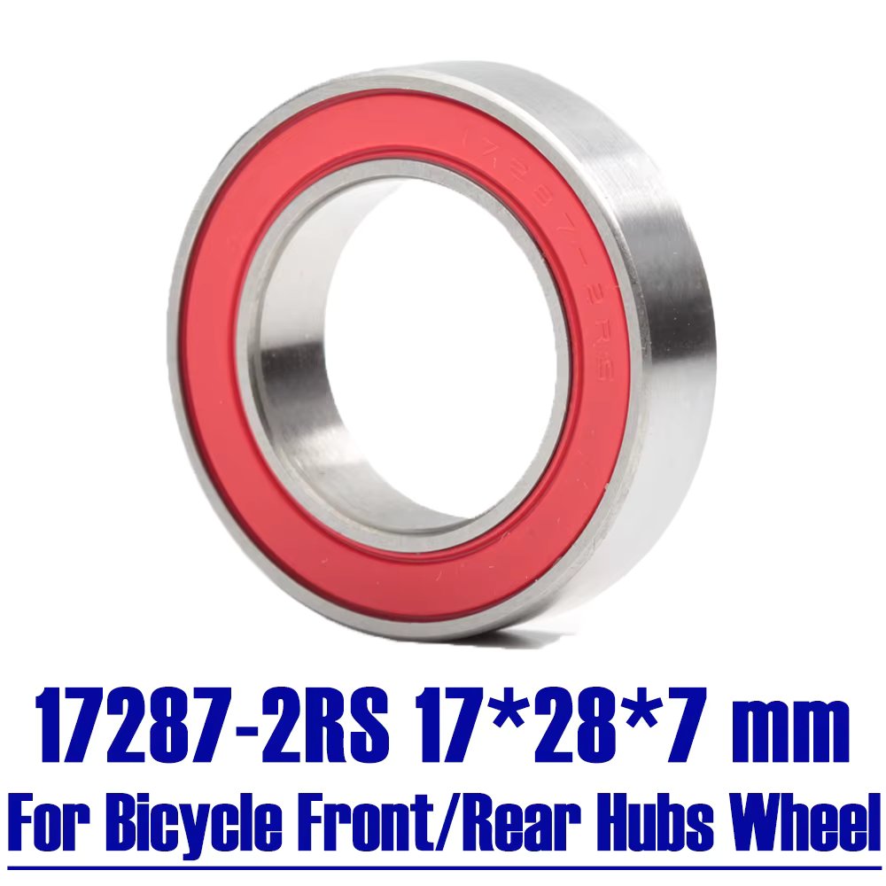 17287-2RS Bearing 17*28*7 mm ( 1 PC ) 17287 RS Bicycle Hub Front Rear Hubs Wheel 17 28 7 Ceramic Balls Bearings