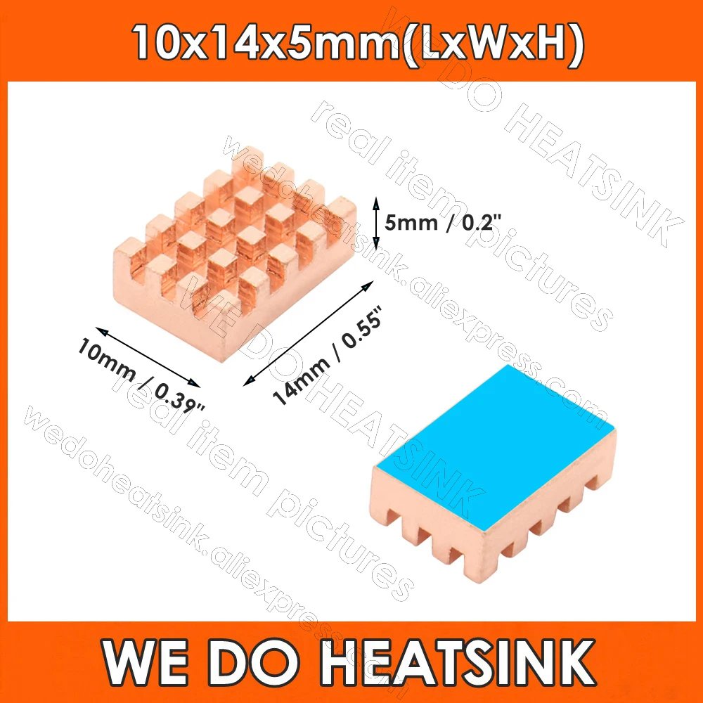 10x14x5mm With Pad