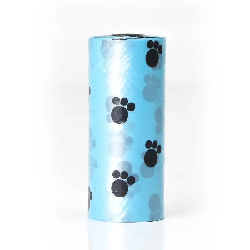 Blue garbage bag