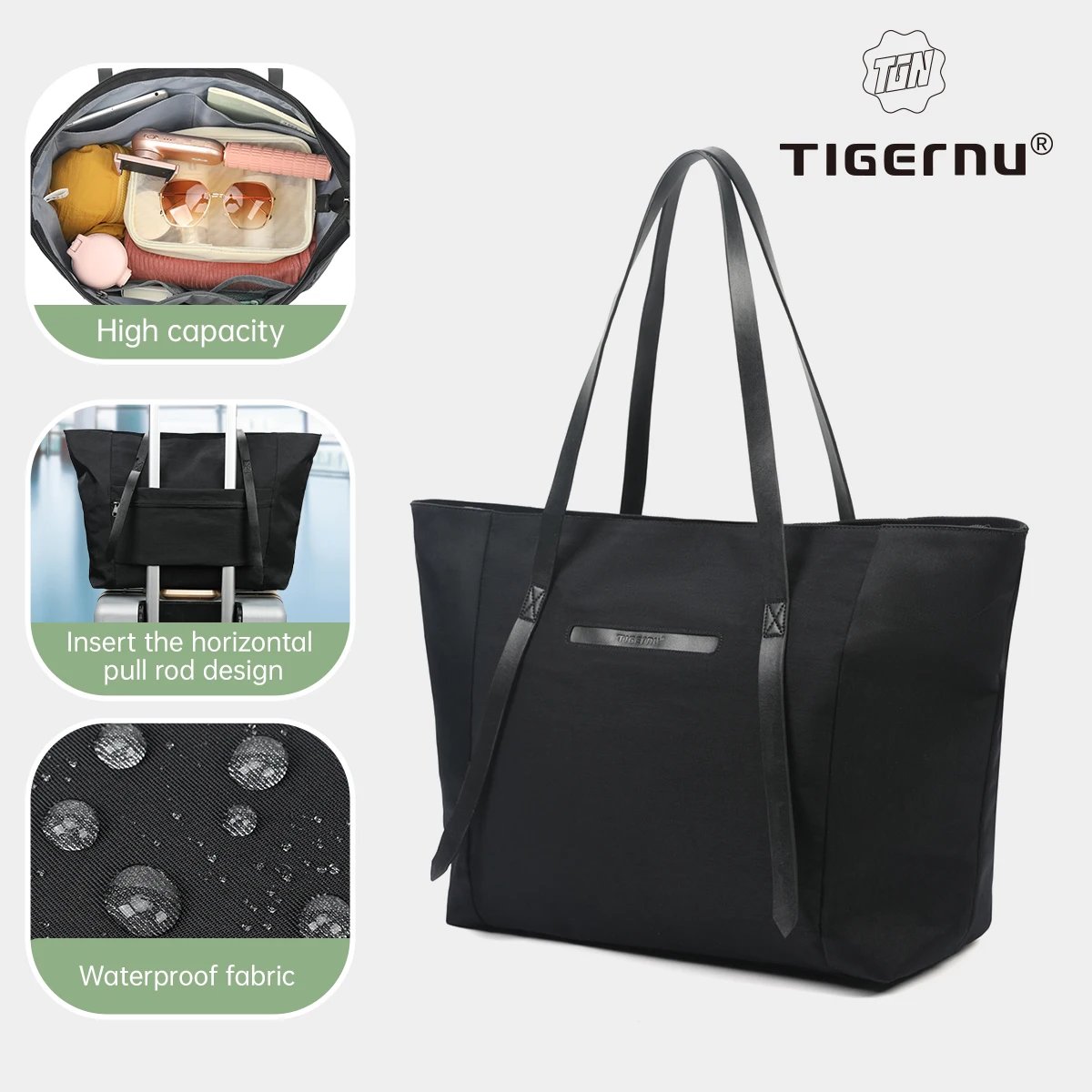 Lifetime Warranty Women Tote Bag Female Handbag Girls Shoulder Bags Commuting Sling Bag Women's Bag 14 15.6inch Laptop Bag Girl
