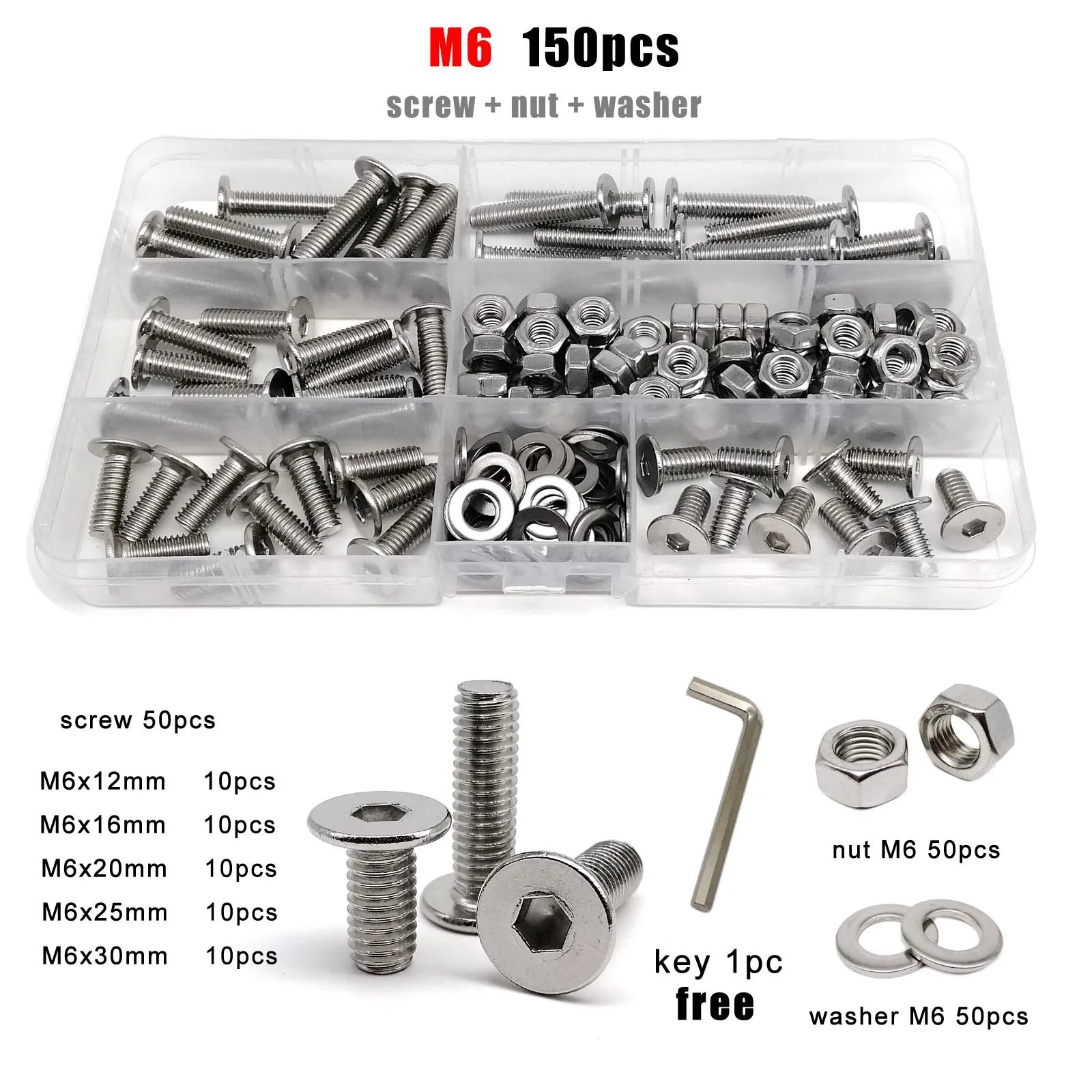 M6 150pcs