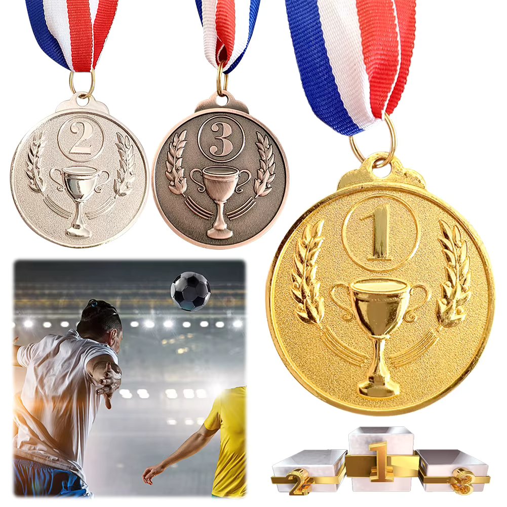 Winner Reward Zinc Alloy Award Medals Trophy Children Sports Game Prize Awards for Championship Cheerleading Sports Competition