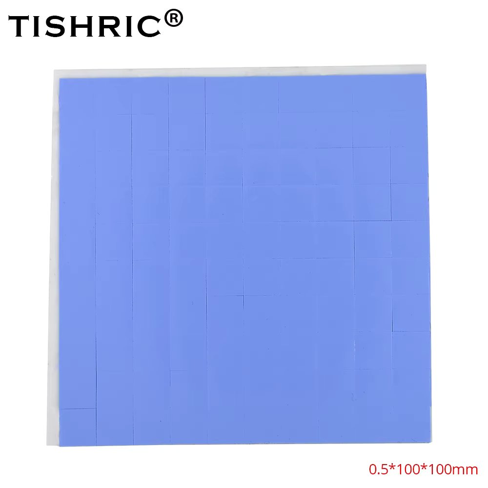 TISHRIC 2022 Thermal Pads 0.5mm GPU CPU Heatsink Cooling Conductive Silicone Pad For Fan PC computer heat sink Cooler