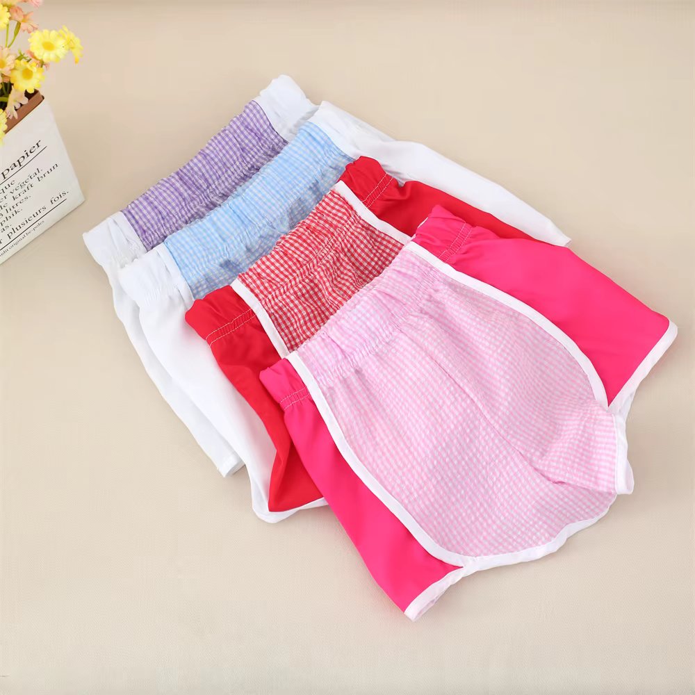 Girls Athletic Shorts Seersucker Lightweight Running Shorts For Teen Girls Kids Quick Dry Sports Active Pants
