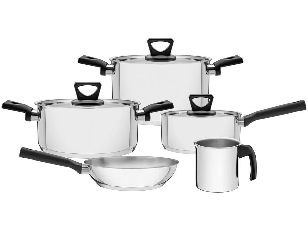 Tramontina Inox Cookware Set 5 Pieces