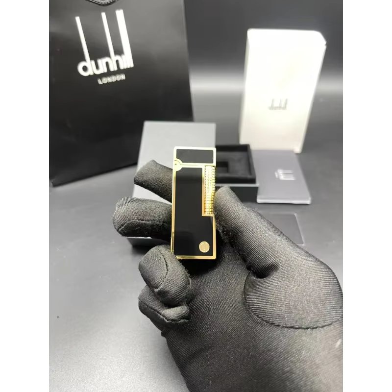 Dunhlil Turbo Gas Lighter Butane Torch Windproof High-Flame Lighter Outdoor Smoking Accessories Metal Cigarette Lighters Gifts