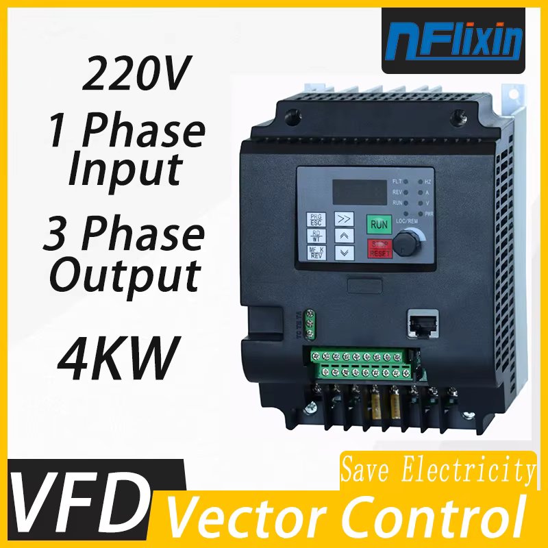 variable frequency converter 50Hz/60Hz motor inverter 9600D VFD 1.5-7.5kw single-phase 220v input three-phase 220 output