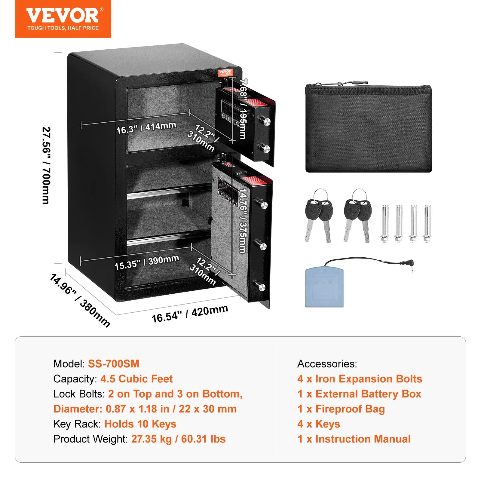 2-wayAccess 4.5CU.FT