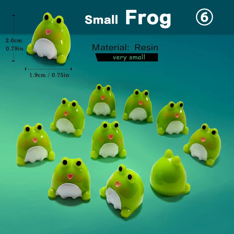 10pcs Fat Frog