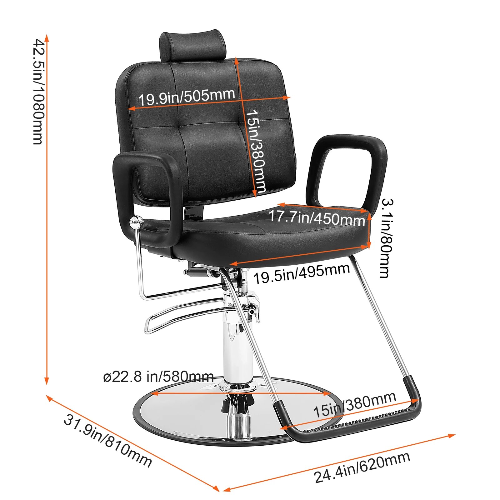 40x21x48.5 Headrest