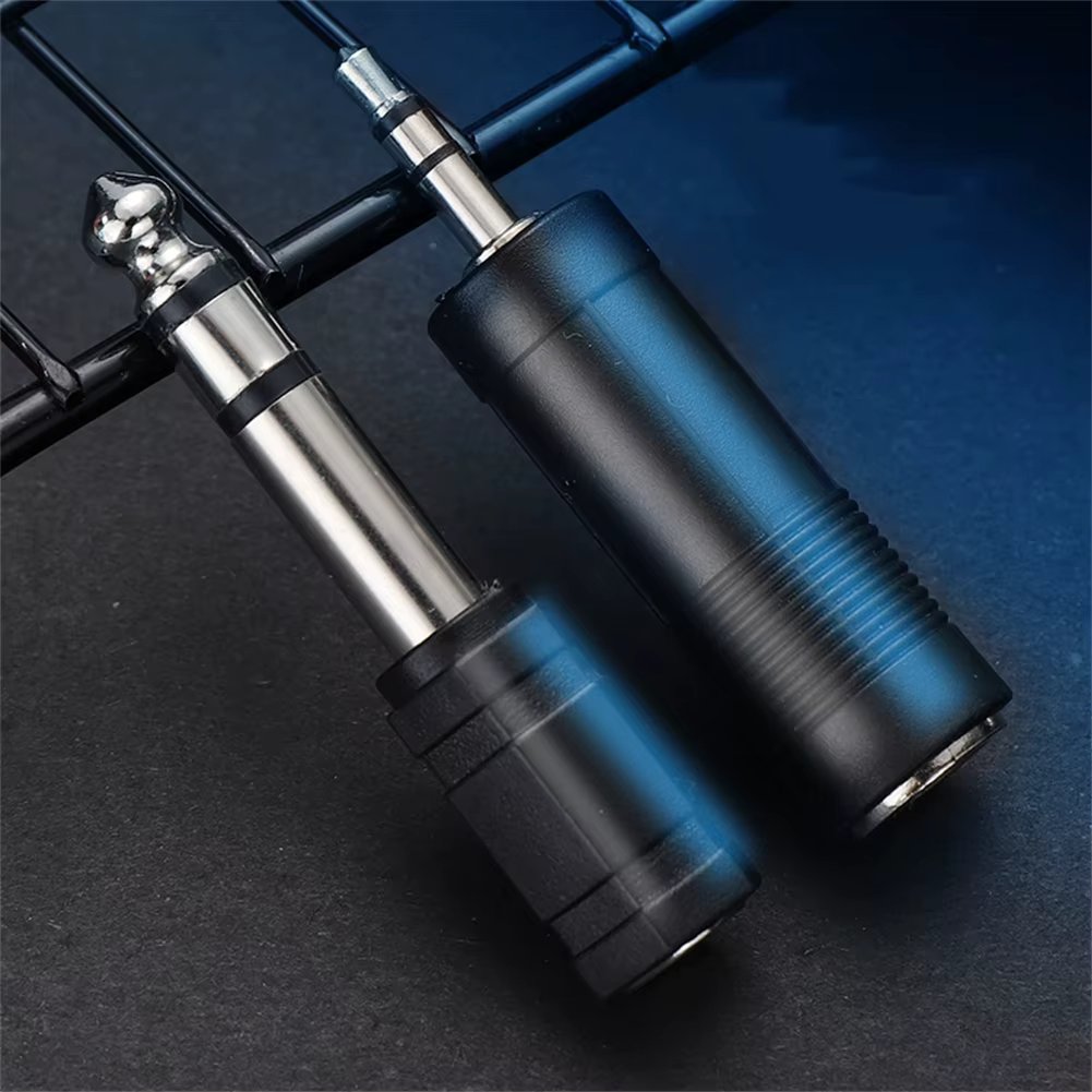 3.5mm Female To 6.35mm Male Stereo Headphone Audio Adaptor Microphone Connector For Pro Audio Applications
