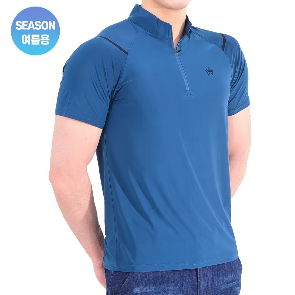 Working Man Cool Cold Ices Half-sleeved House-up Functional T-Shirt A305
