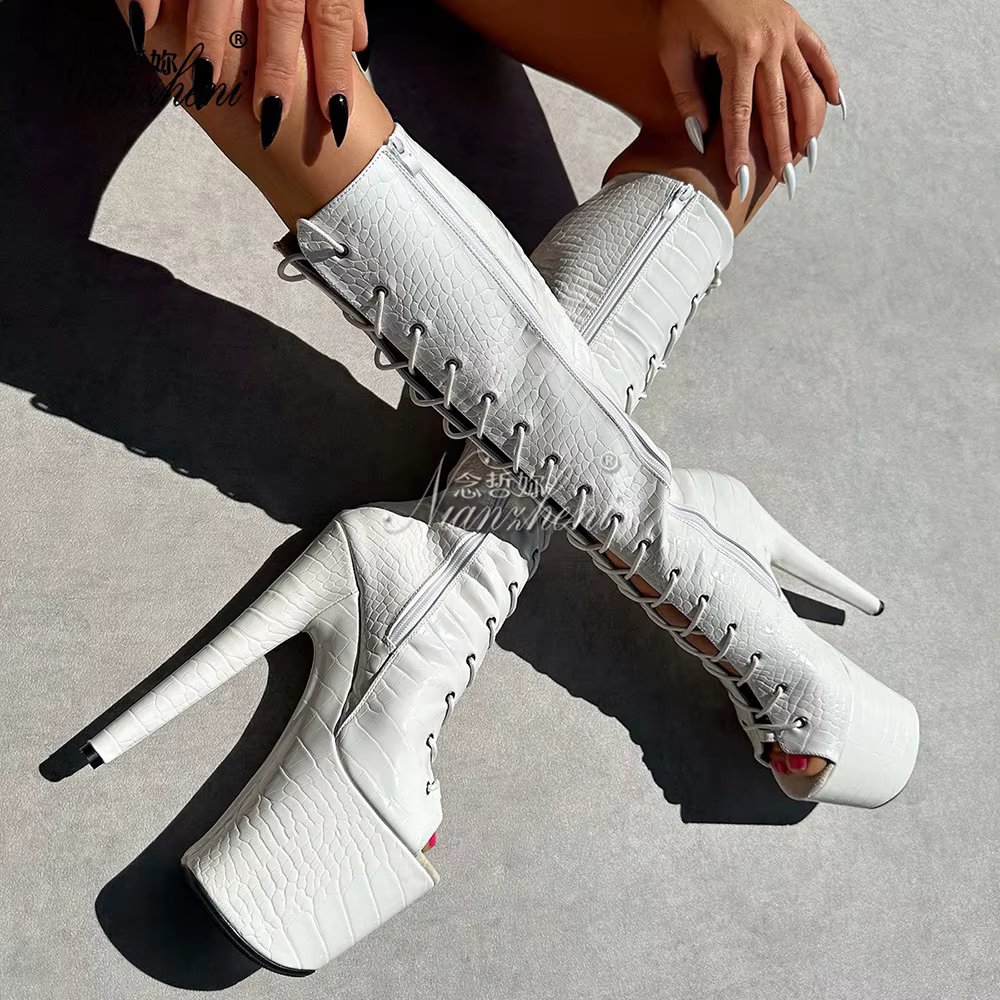 White-Open Toe