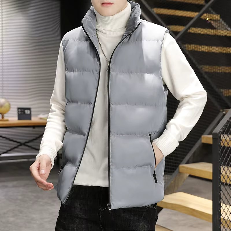 Tran In Sim Welon Padded Vest Men's Winter Casual Big-size Winter lightweight warm-up best VT0367
