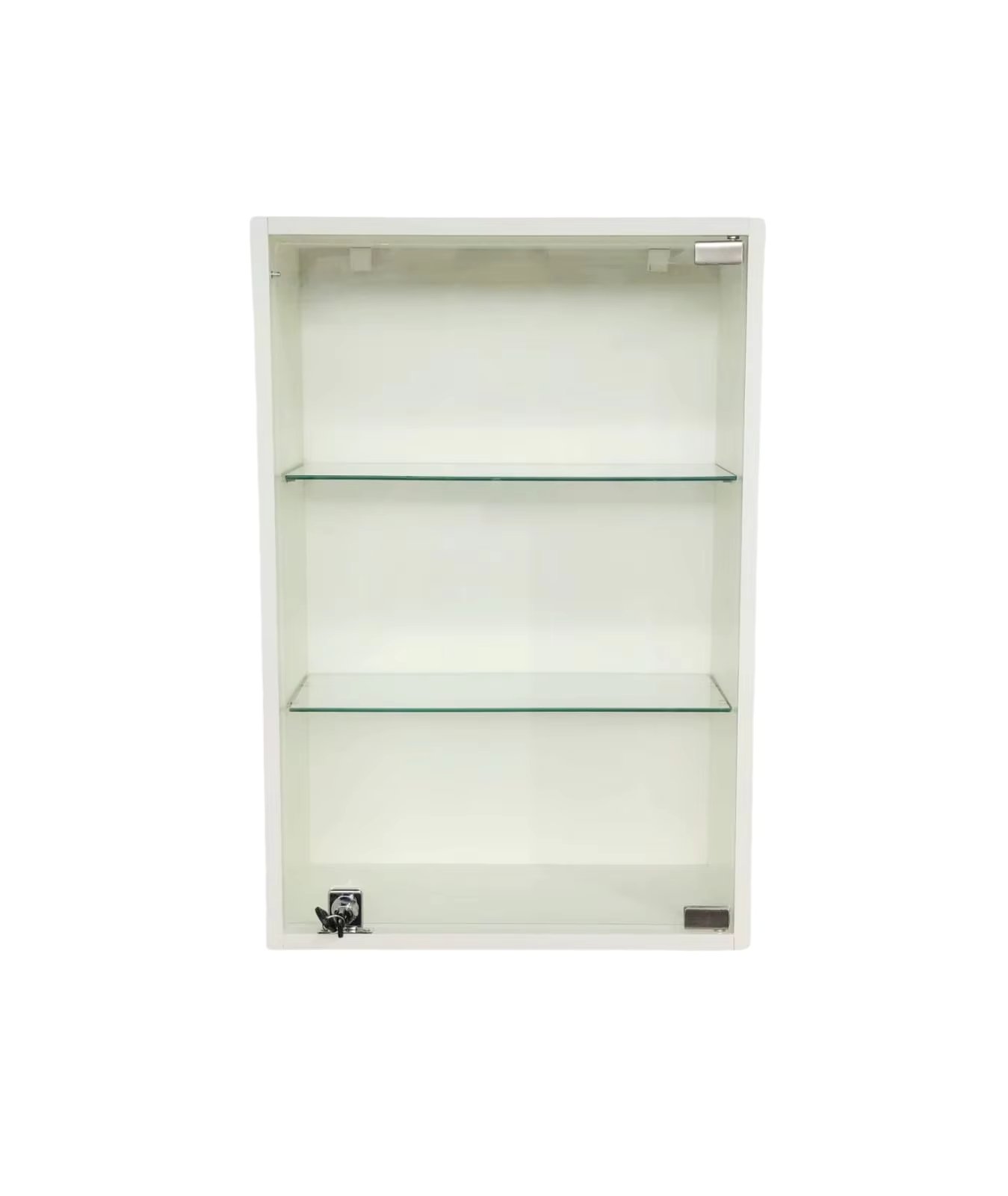 White Glass Small Shelf Hanging Showcase