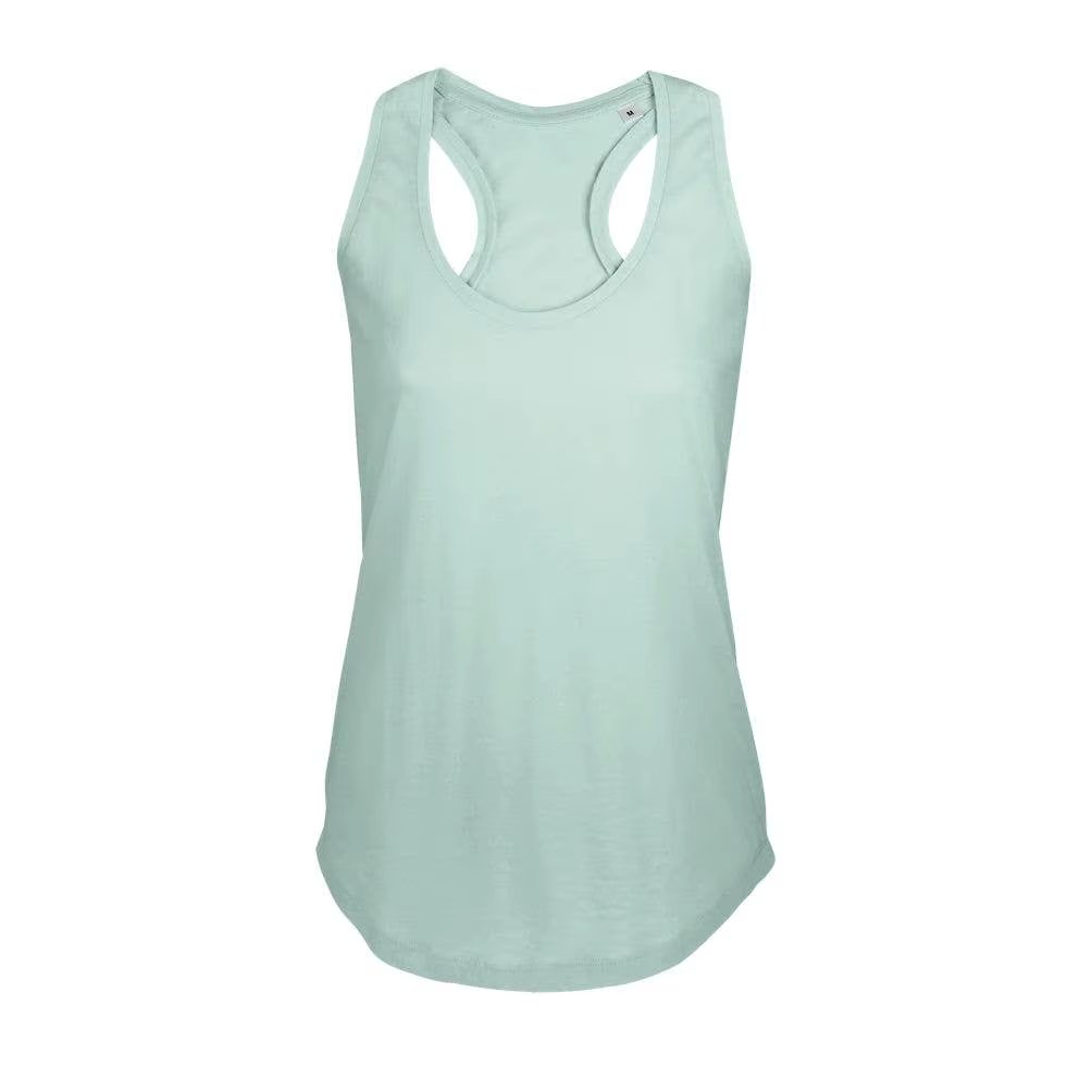 MARNAULA.MOKA. Women's tank top. Size = XS,COLOR = Jade green