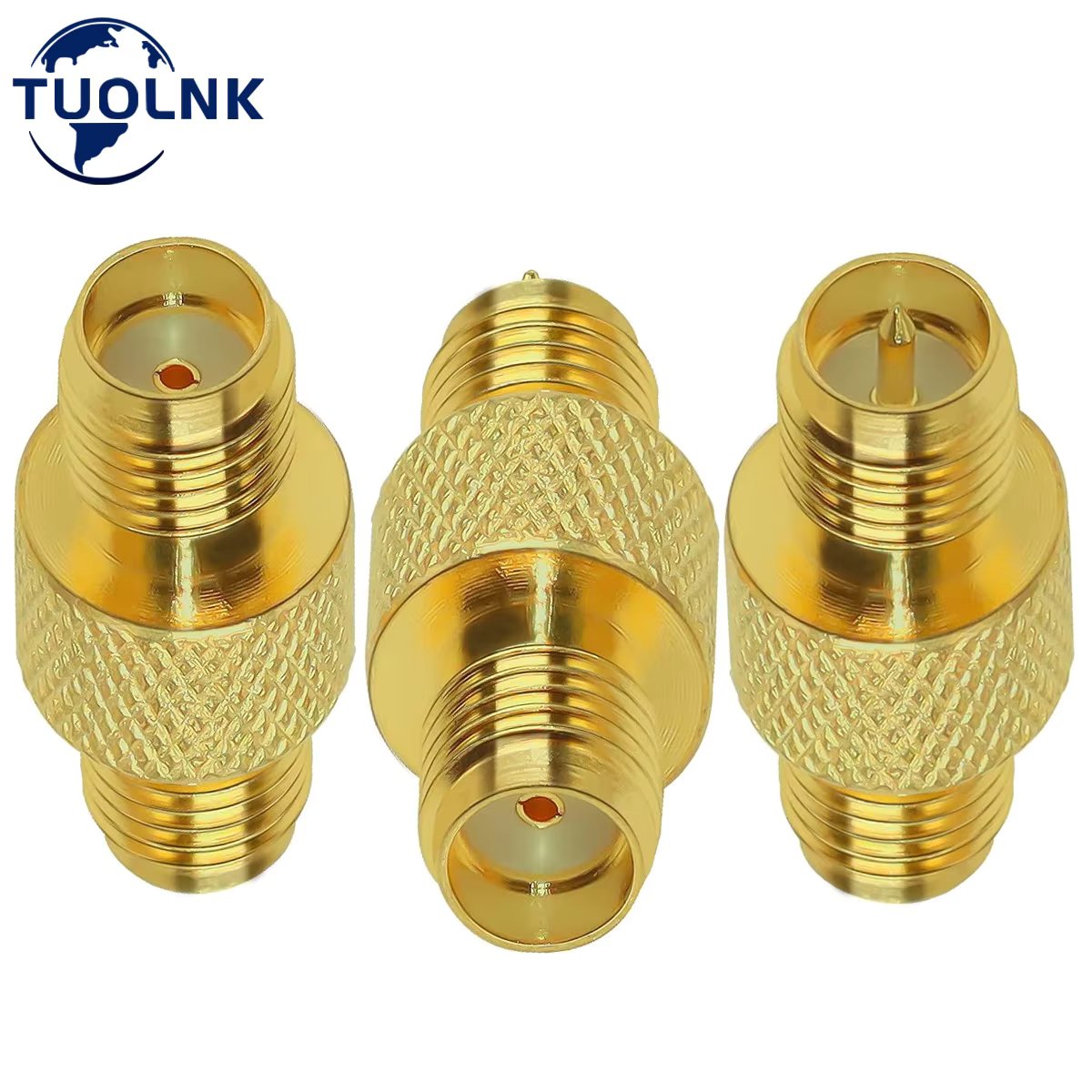 SMA Barrel Connector Kit SMA Female to Female Barrel Type RF Coax Coaxial Adapter RP-SMA Jack Converter Lot/3Type 2pcs/lot