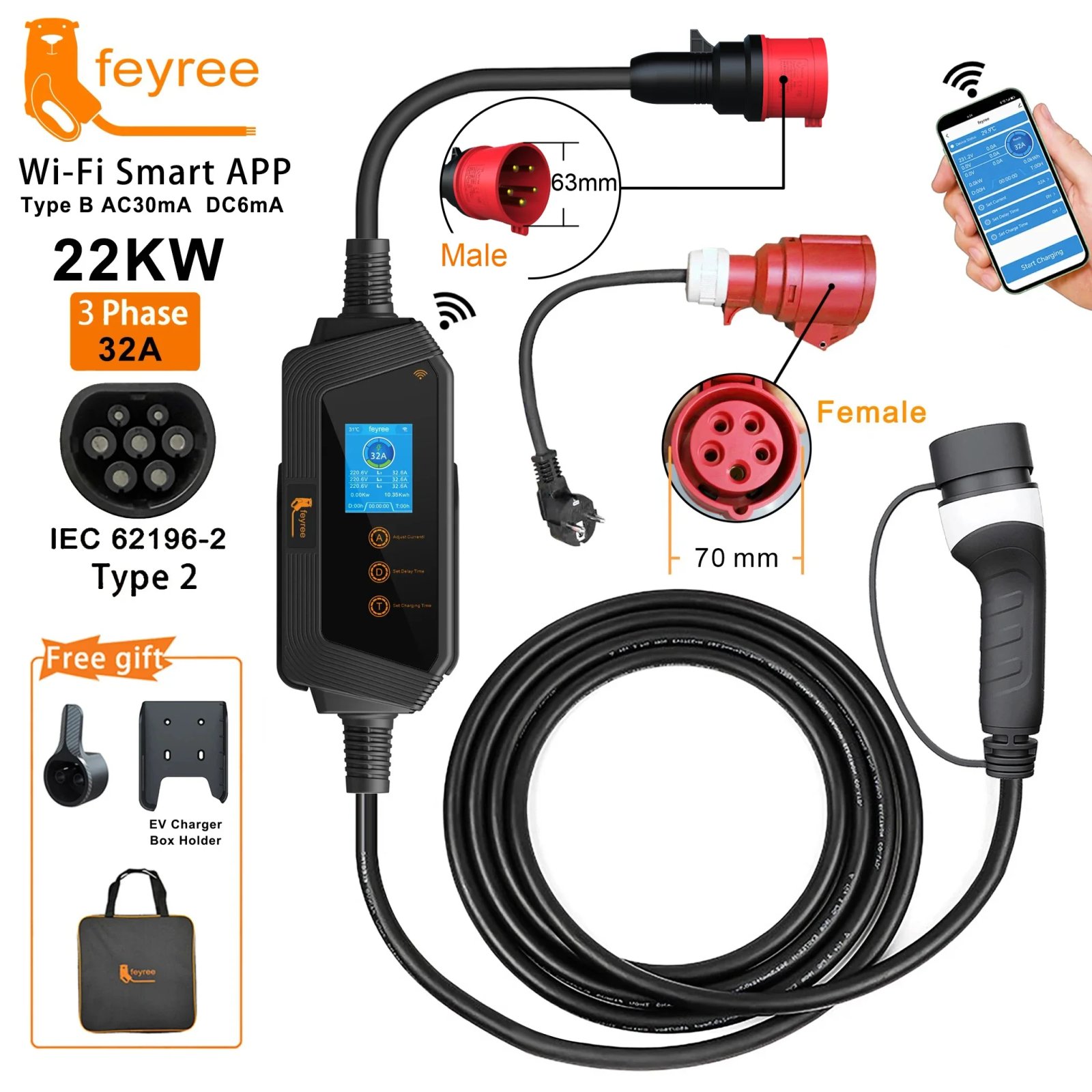 22KW APP and Adapter