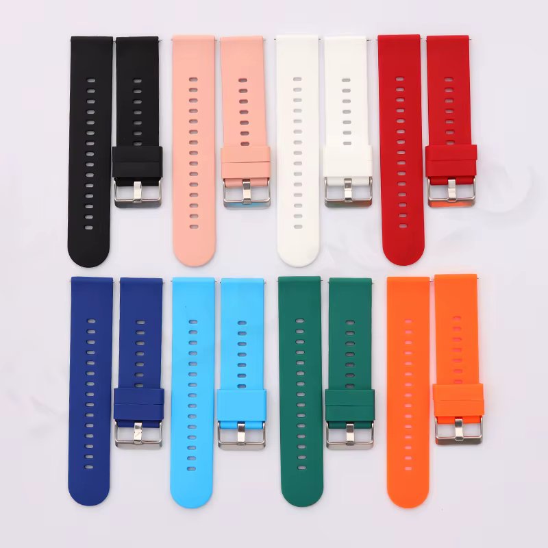 Universal Watch Strap 22mm 20mm Quick Release Silicone Band Soft Rubber Watchband for Samsung Xiaomi Amazfit Smartwatch Bracelet