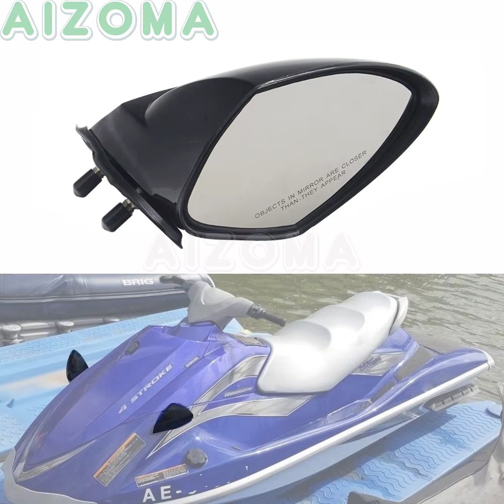 Motorboat Left/Right Side Mirrors Rear View Mirror for Yamaha VX110 WaveRunner VX110 Deluxe Sport Cruiser 2005-2009 2006 2007