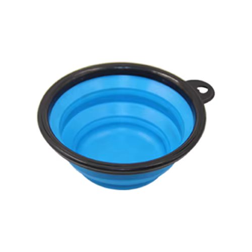 Foldable feeder for dogs-Blue