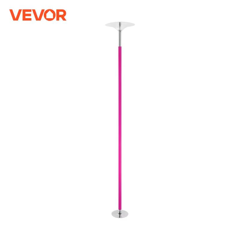 VEVOR Professional Dancing Pole Portable Removable Stainless Steel Adjustable Fitness Spinning Pole for Exercise Home Club Gym