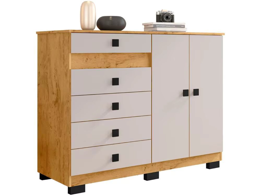 Araplac Malu 2 Doors 5 Drawers Dresser