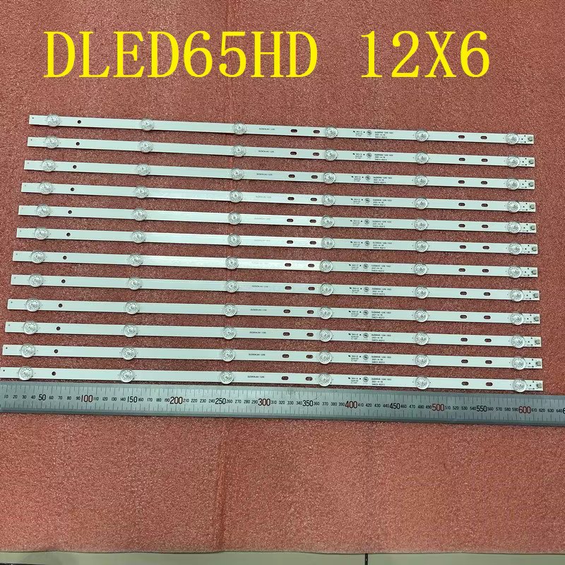 Kit 12pcs 6LED LED Backlight bar for 65 SILO SL65V3 DLED65HD 12X6 1003 1004