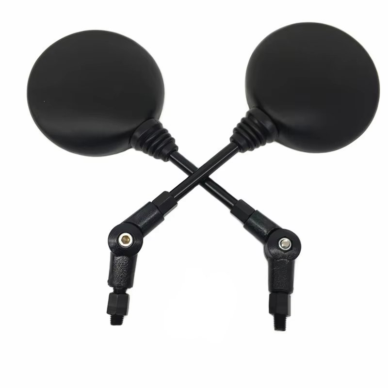 Adjustable Motorcycle Side Mirrors For Honda Suzuki Yamaha Haojue Lifan KTM 125cc-600cc Universal 10mm Foldable Rearview Glasses