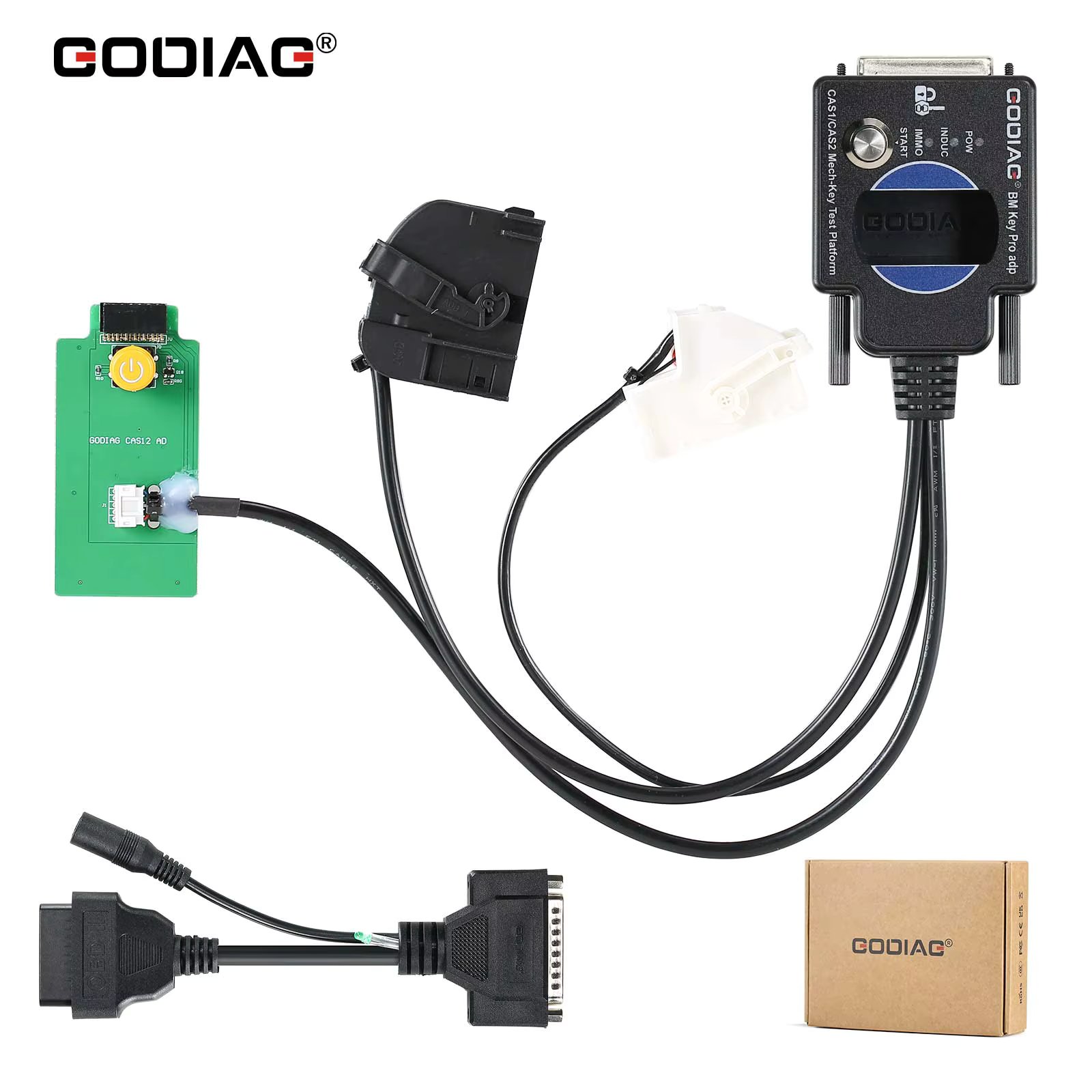 GODIAG for BMW CAS1 CAS2 Mech-Key CAS2 CAS3 Semi Smart Test Platform Detect CAS Data Read Write Program for VVDI2 K518PRO IM608