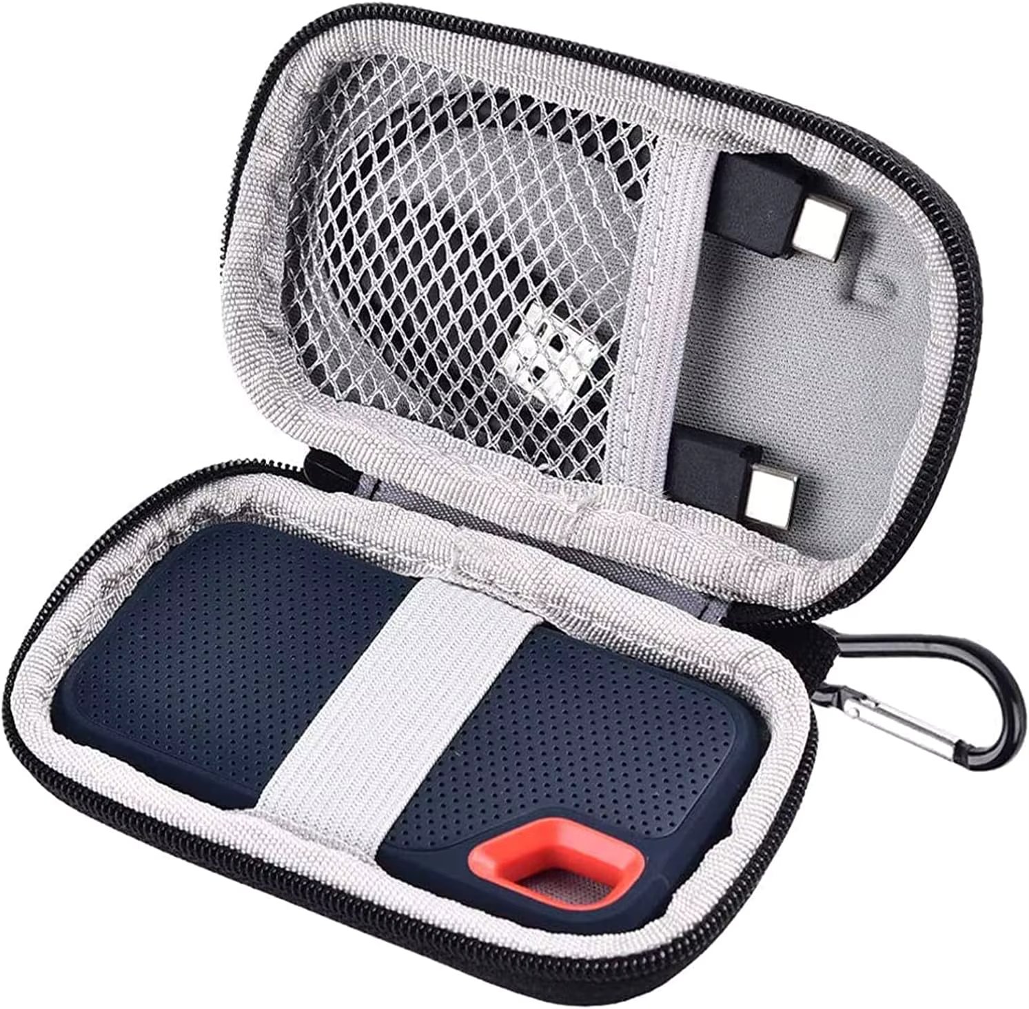 Case Compatible with SanDisk 1TB 2TB 500GB/for SanDisk PRO Extreme Portable SSD, External Solid State Hard Drive Storage Holder