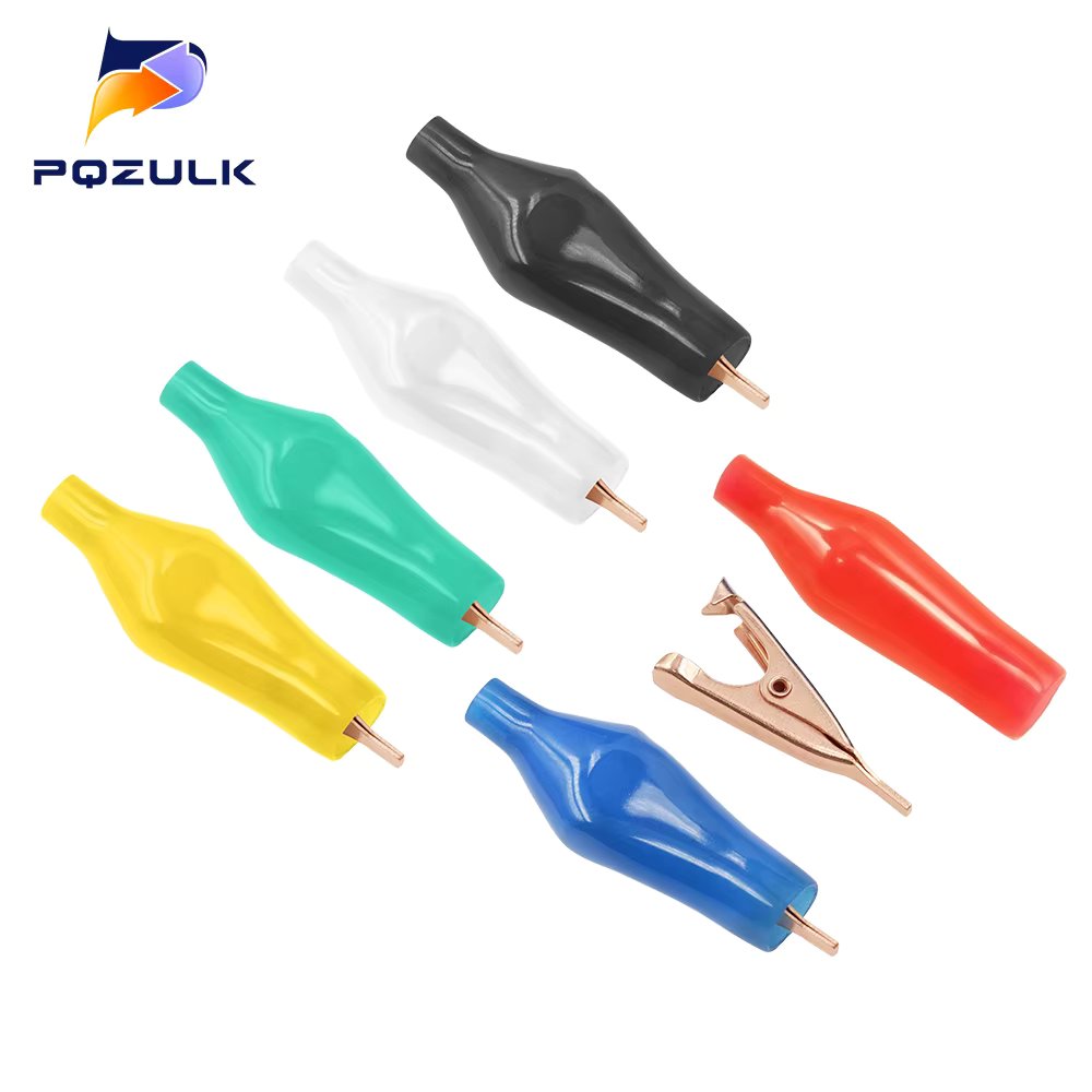 5PCS/LOT Pure Copper Alligator Clip Flat-Mouthed Small Copper Clip Without Toothed Small Copper Clip