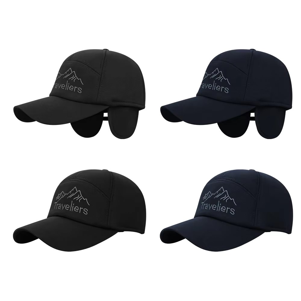 [Today's departure] Winter Earmoon's seven-angle cap hat/climbing built-in ear-lined hair hair Morois men's winter cap military hair middle-age military Night Aviation baseball