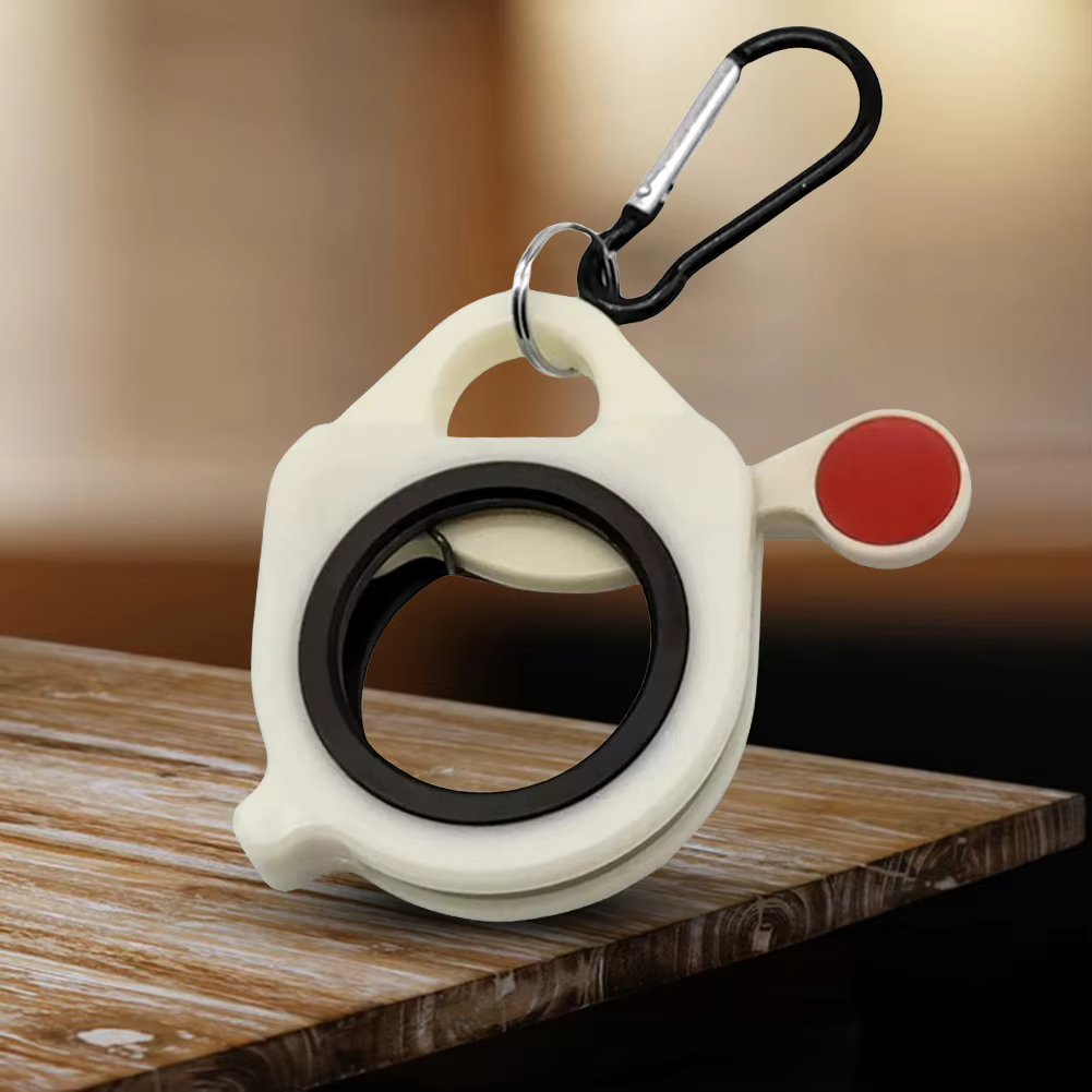 Fluorescent Cable Tie Organizer Reusable Plastic Cable Tie Holder Portable Zip Ties Storage Tool Electrical Wire Ties Organizer