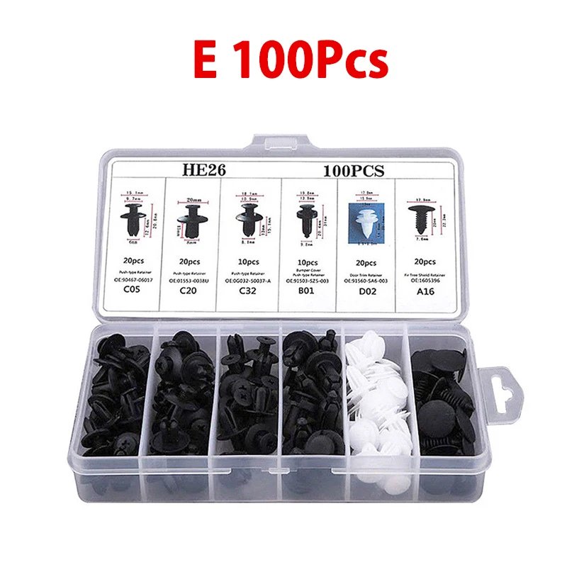 E 100Pcs no Tool