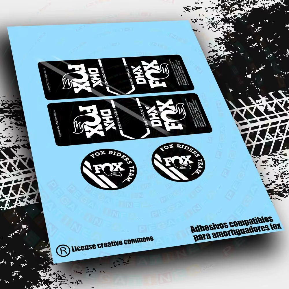 WP601 compatible stickers FOX DHX PERFORMANCE 2023-2024 MTB BTT bike accessories adhesive components