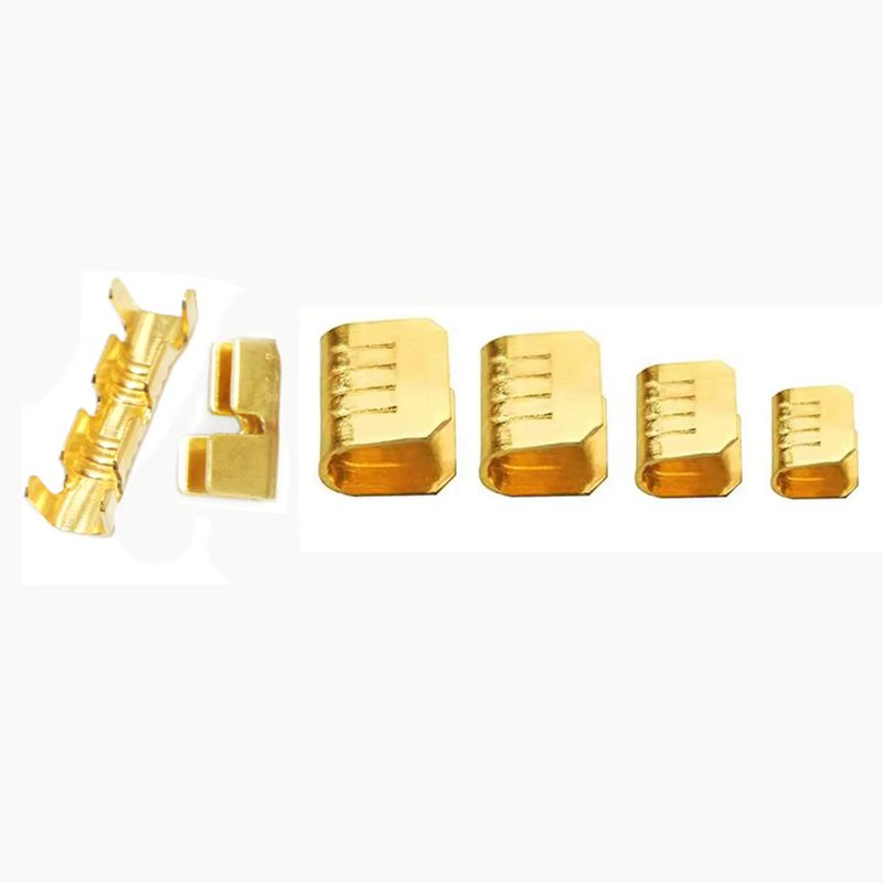 100/200/500/Pcs  U-Shaped Copper Wire Crimps H62 Brass Wire Buckle  Fascia Butt Terminal Quick Connect 454TABC 452 453 0.2-10mm2