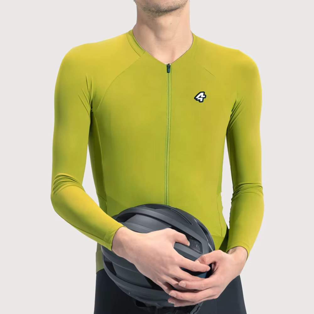 LAMEda ACE Level Long-sleeved Dizzer Riding Ware 2024SSZ273-1 Men's Rime Green