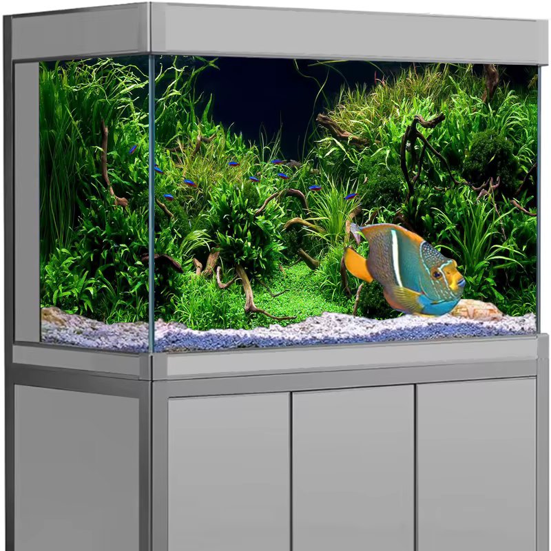 Forest Sticker  Aquarium Background Ornament Poster Forest Aquarium Landscape Self Adhesive Fish Tank Backing Paper