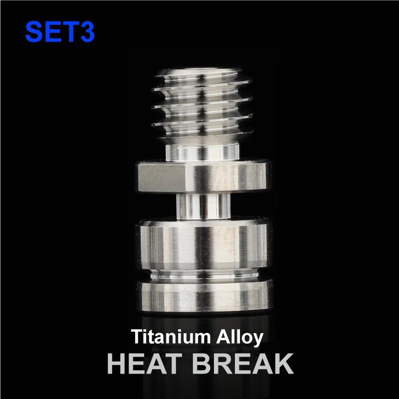 Newest Mellow Super Smooth Cr10 All Metal Titanium Heat Break Hotend Kit For Cr-10 Ender 3 Heatsink 3D Printers Micro Swiss