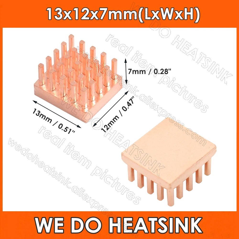 13x12x7mm (No Pad)