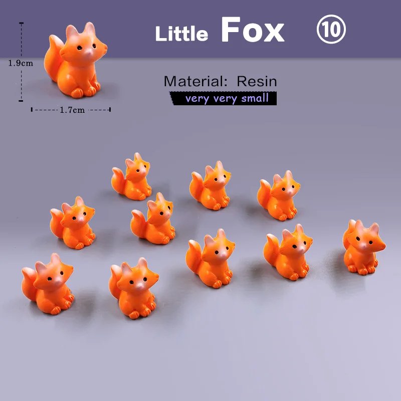 10pcs Fox