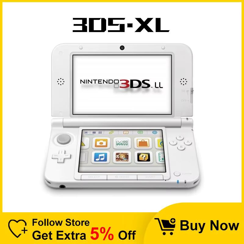 Original / Refuebished 3DSXL 3DSLL console handheld game console free games    pokemon sun/moon