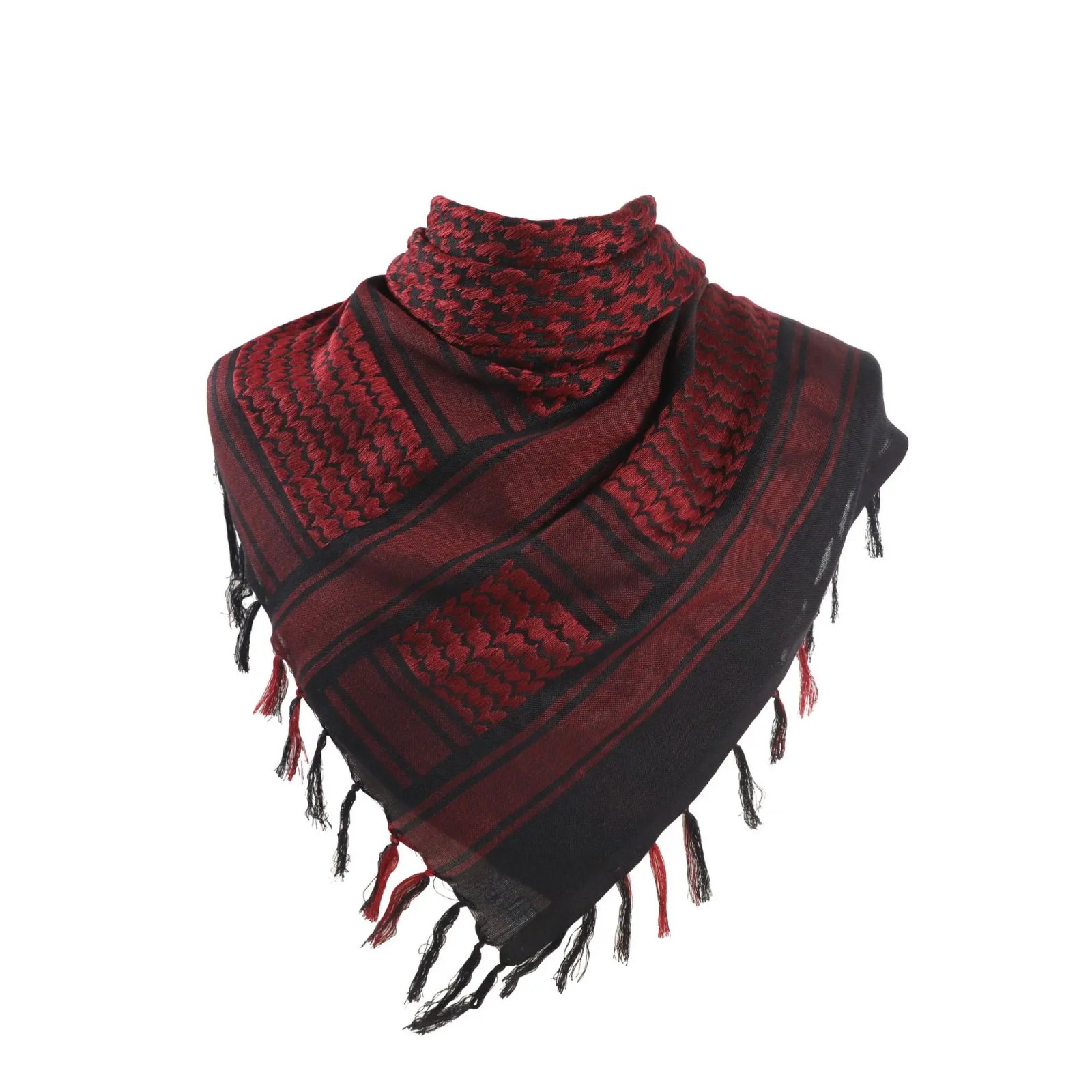 black red