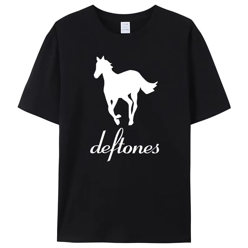 2024 Deftones Merch Chino Moreno Diamond Men's T-shirt Short Sleeve Tees Men's Loose T-shirt Men's Tops New Brand Men's Clothes