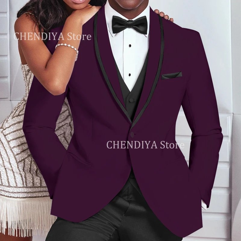 Purple and Black