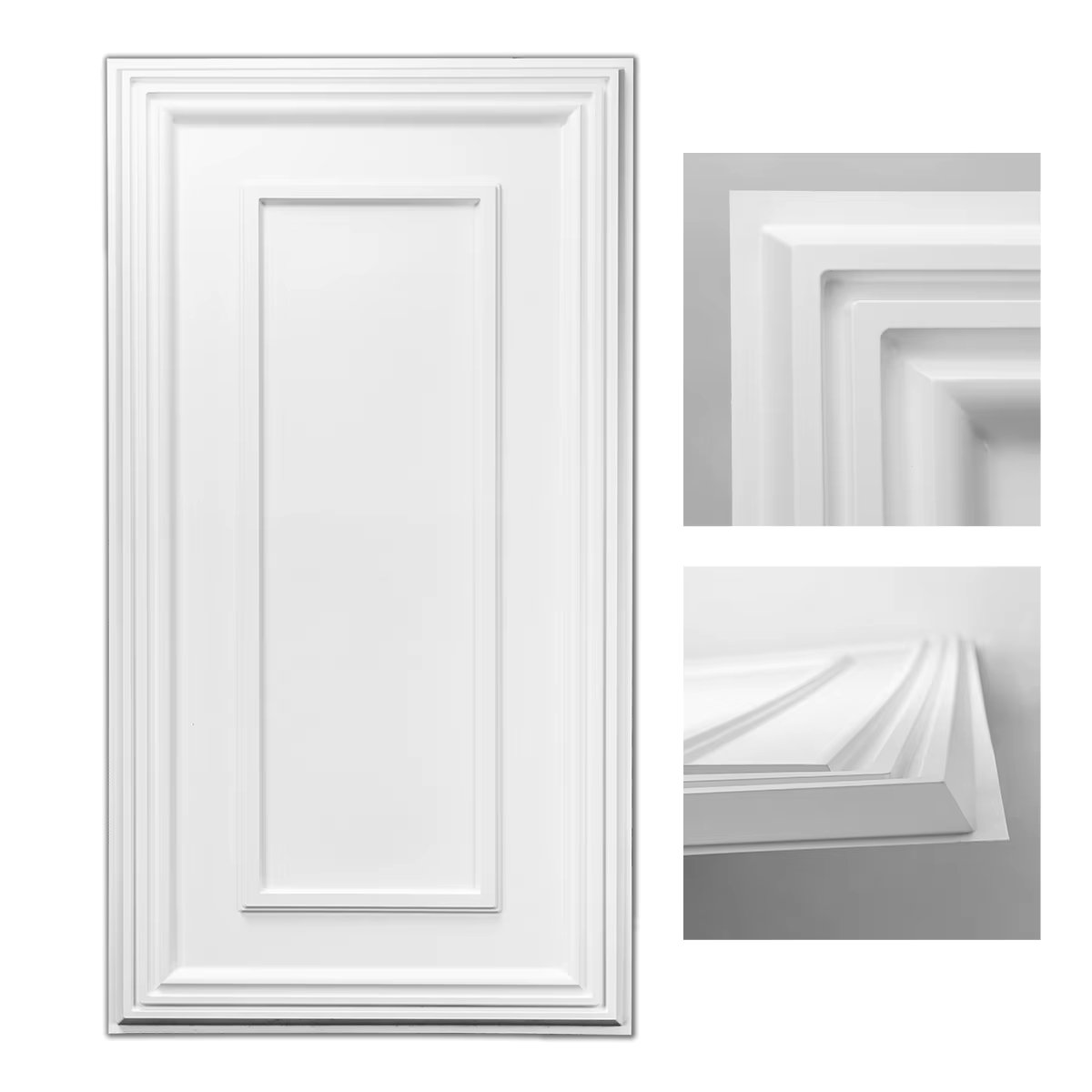 Art3d Drop Ceiling Tiles, 24x48inch, White Wall Panels Non-Self-Adhesive Wallpapers (12-Pack)