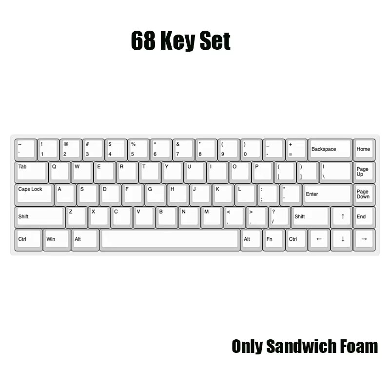 68 Key White