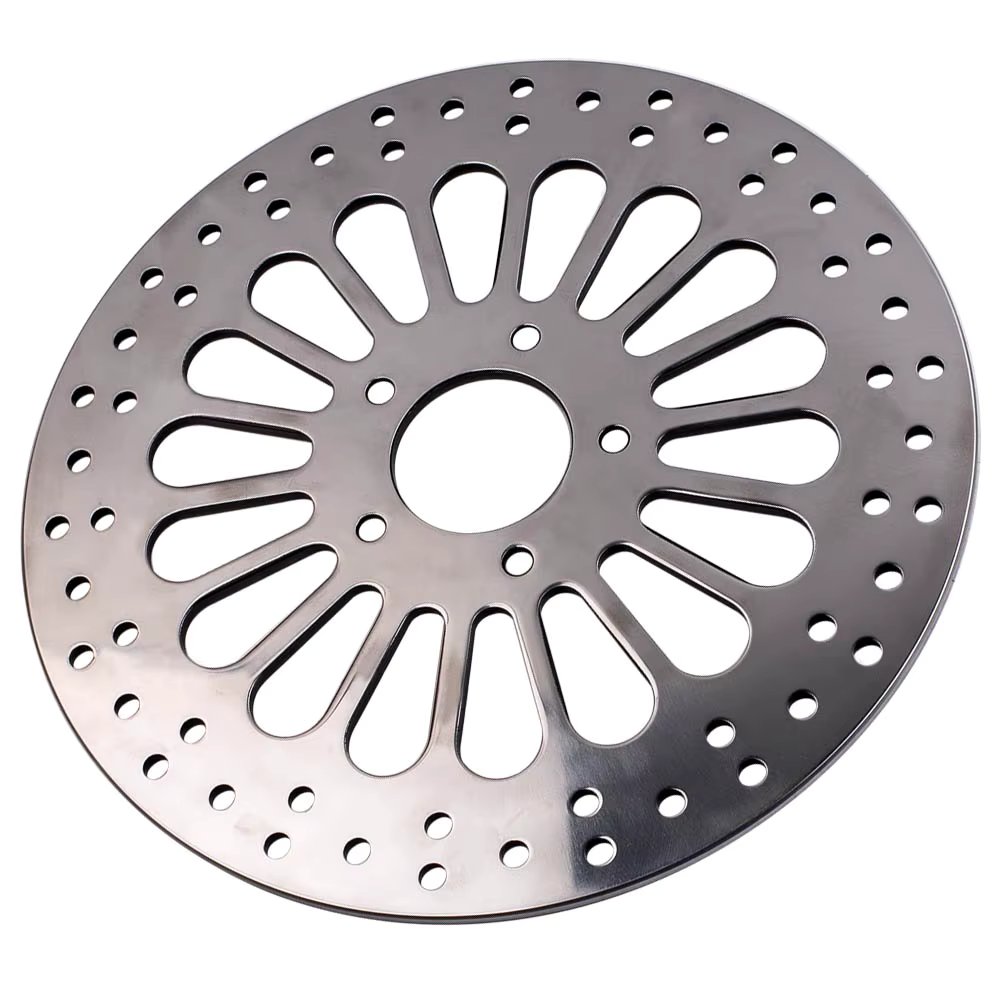 Silver 11.8" Steel Front Brake Rotor Disk For M-rt-110 Outer Diameter 300 Mm
