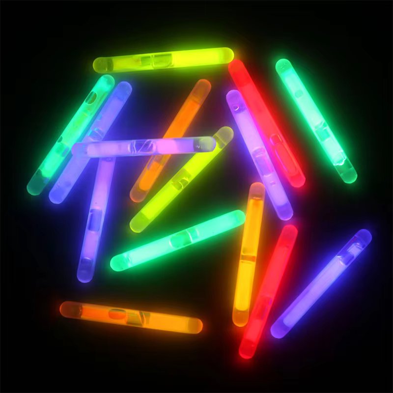 YOMDID 10Pcs Multicolor Glowing Sticks Colorful Light Stick Chemical Fluorescence Sticks for Wedding Party Clubs Decoration